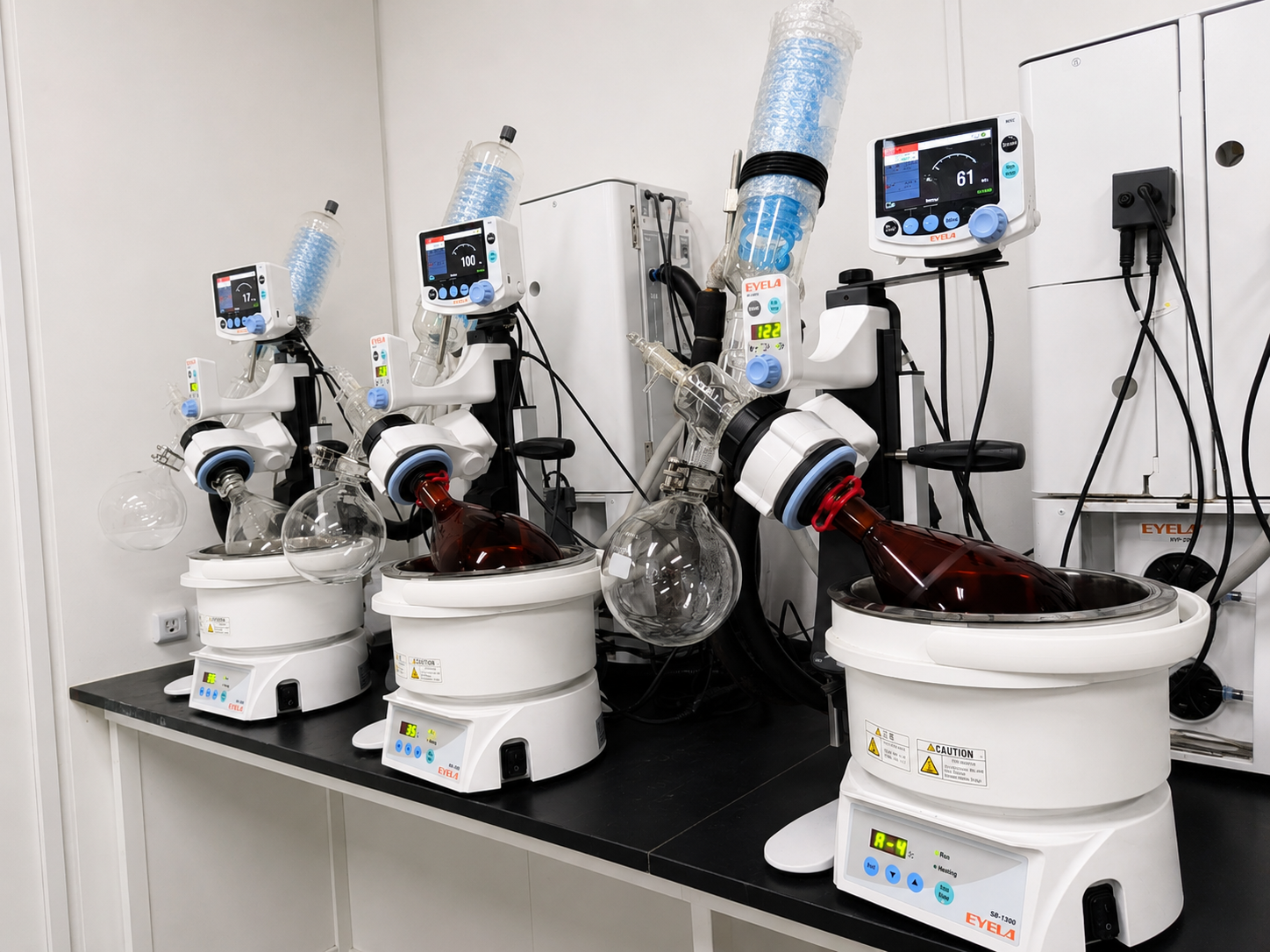 Rotary evaporator purification system at Biolinks